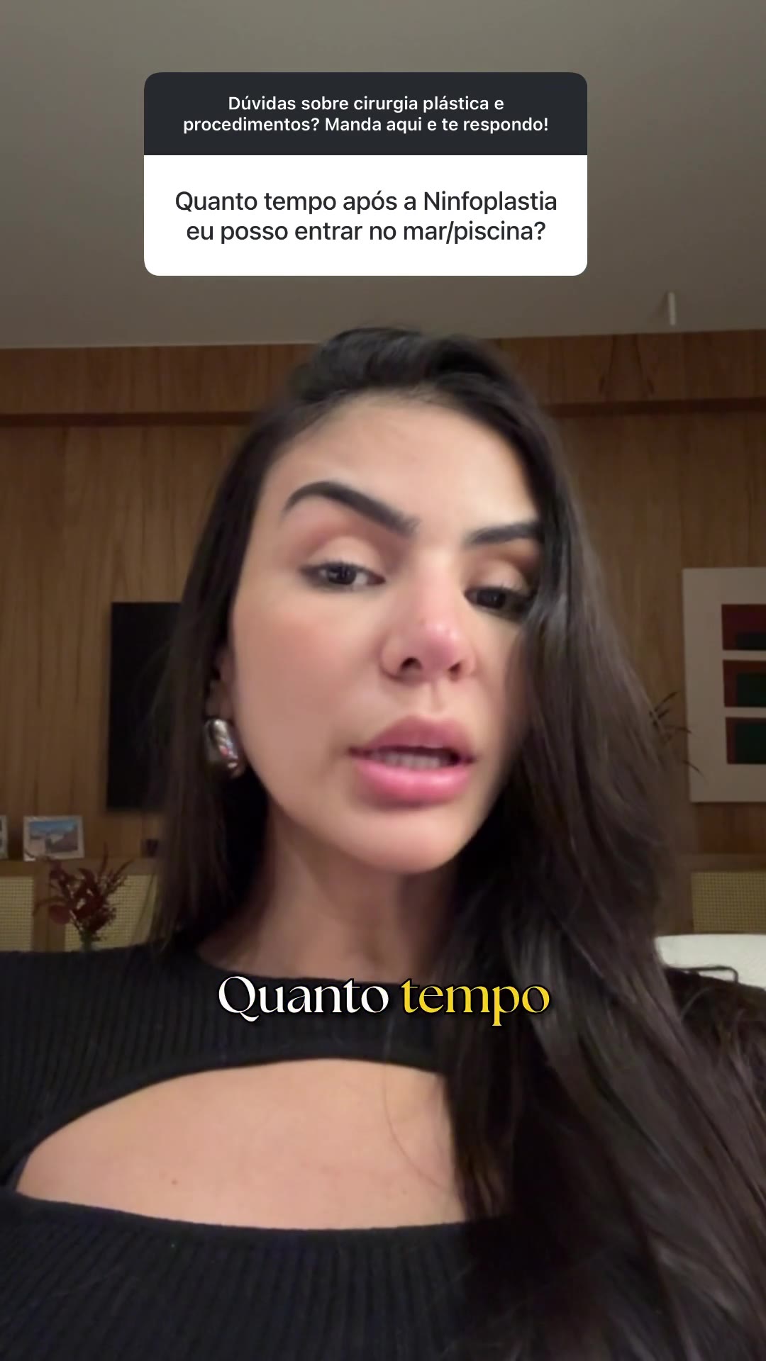 Quanto tempo após a ninfoplastia posso entrar no mar ou piscina?