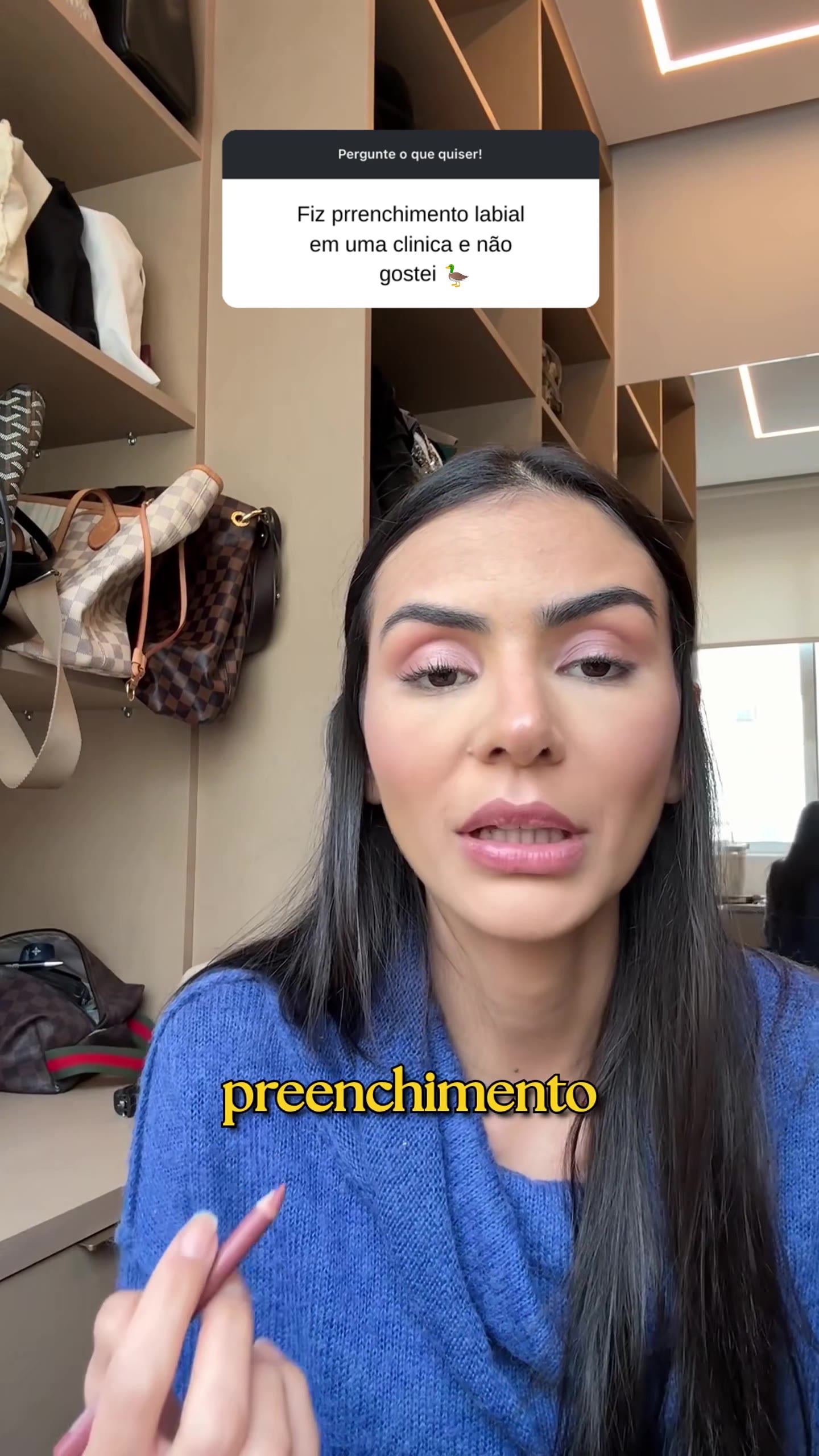 Não gostei do preenchimento labial, é possível revertê-lo?