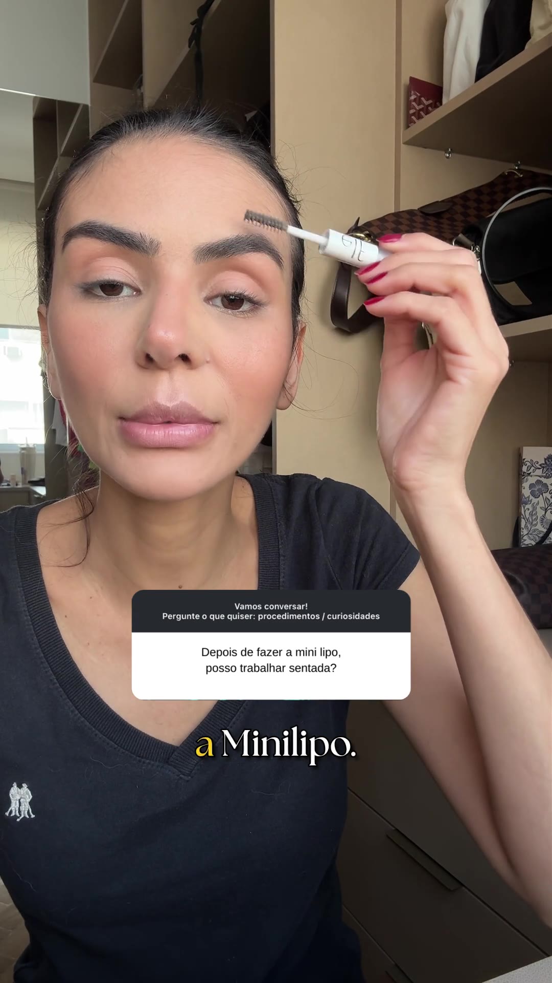 Após a mini lipo, posso trabalhar sentada?