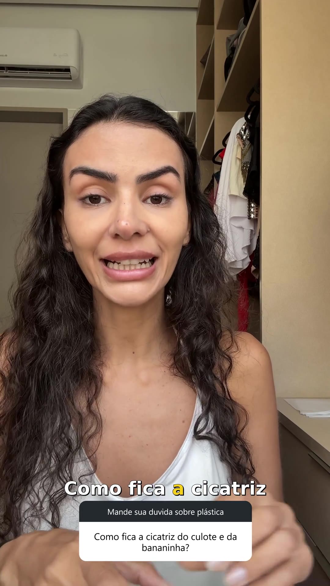 Como são as cicatrizes da lipoaspiração no culote e na bananinha?