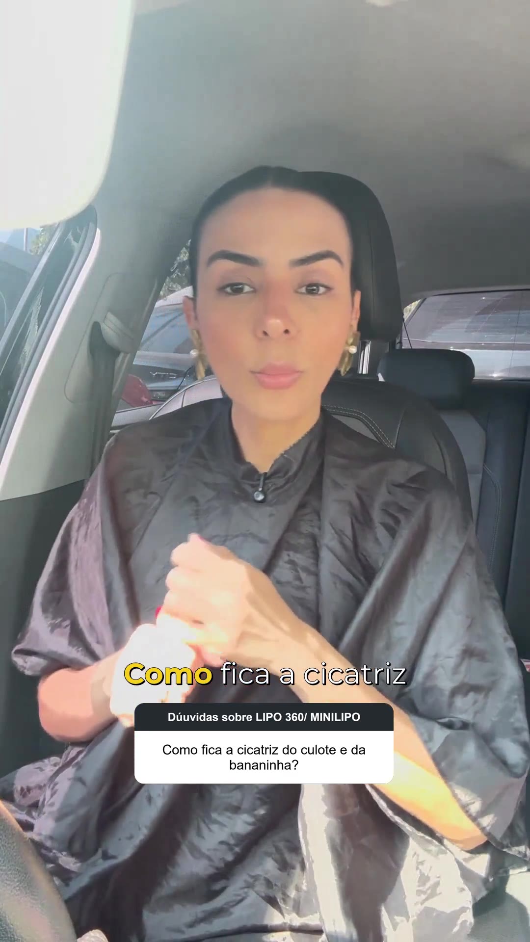 Como fica a cicatriz da lipoaspiração do culote e da bananinha?