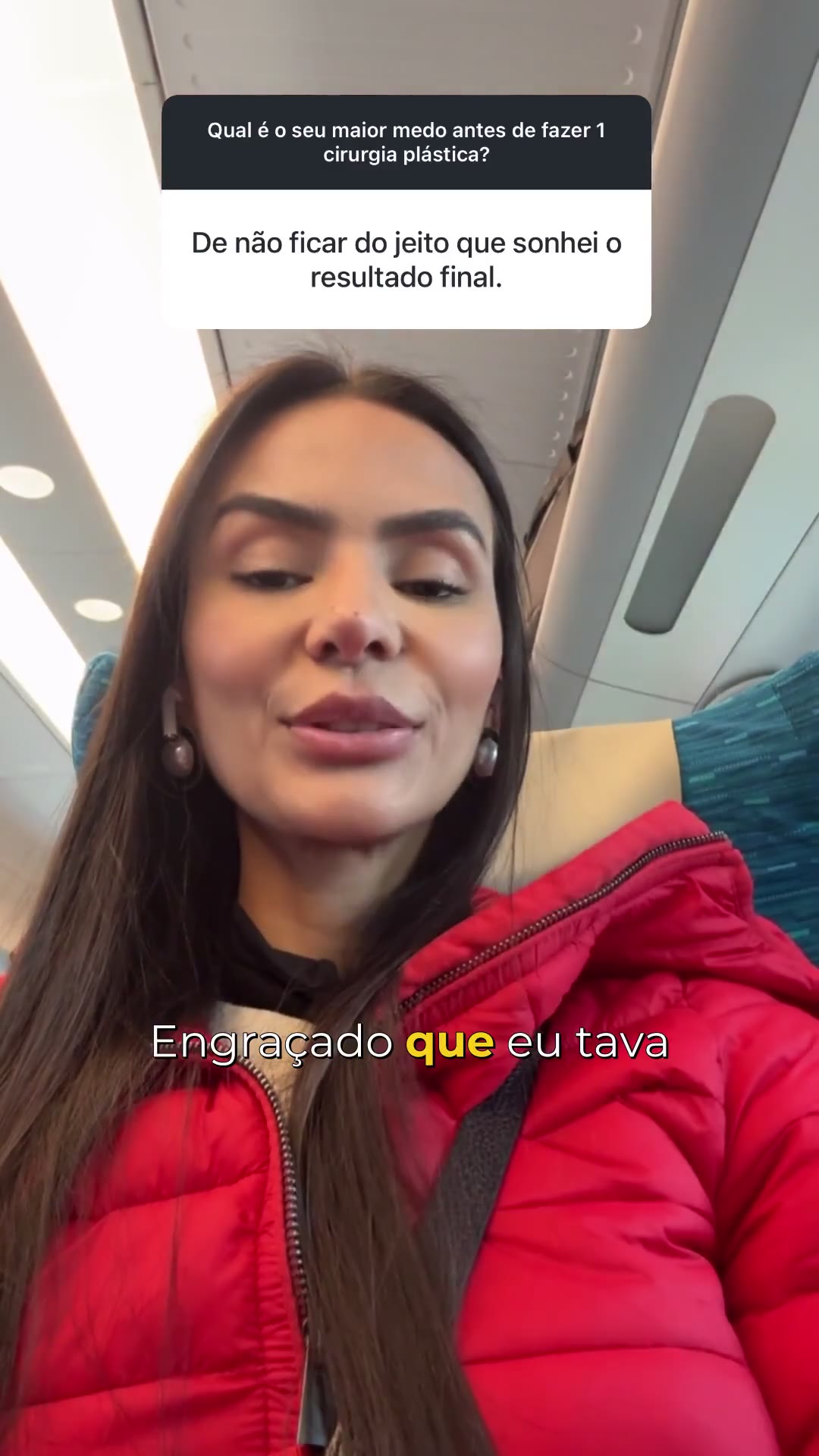 Qual o maior medo dos pacientes em relação ao resultado da cirurgia plástica?