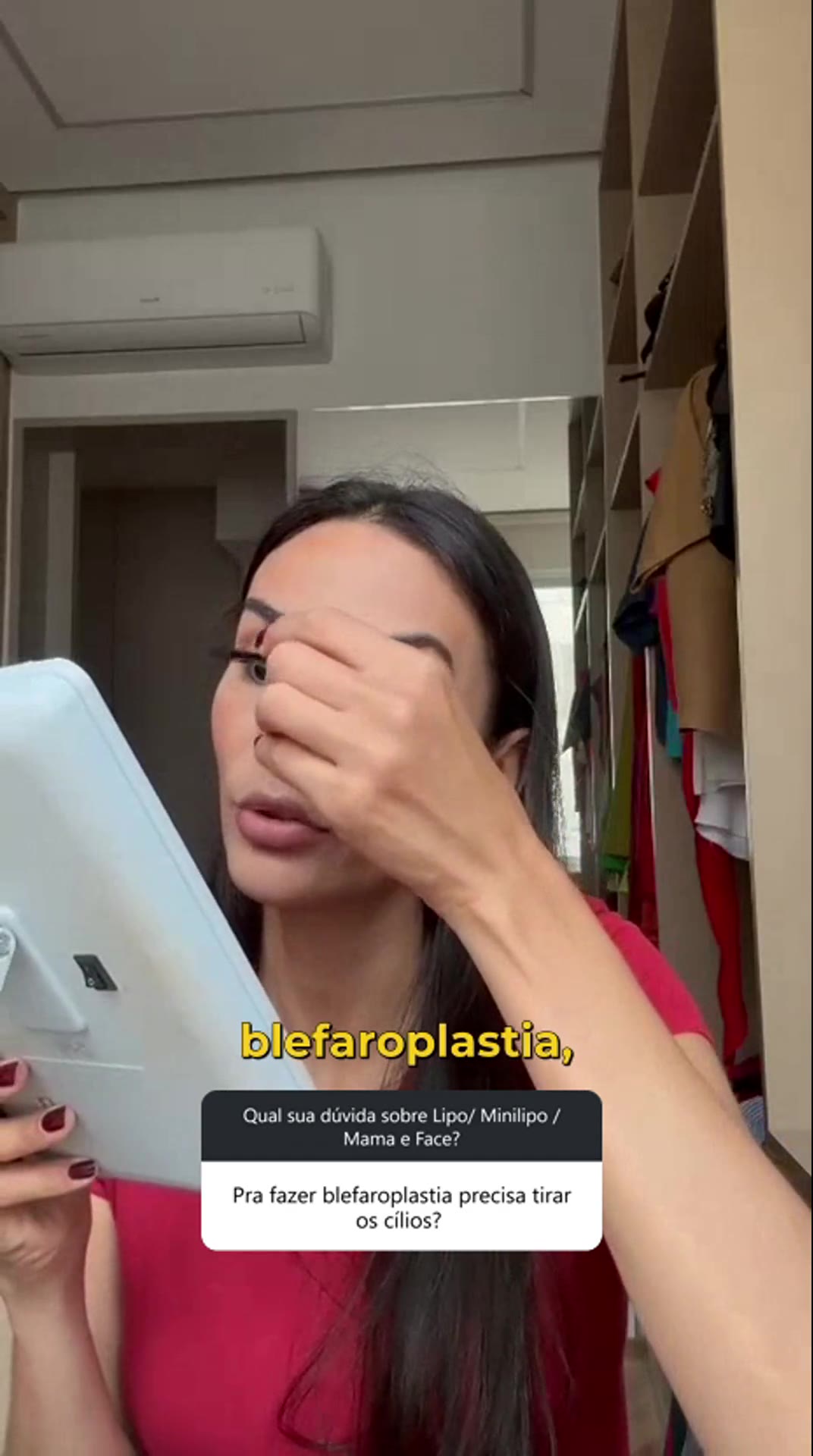 É necessário remover os cílios para realizar a blefaroplastia?